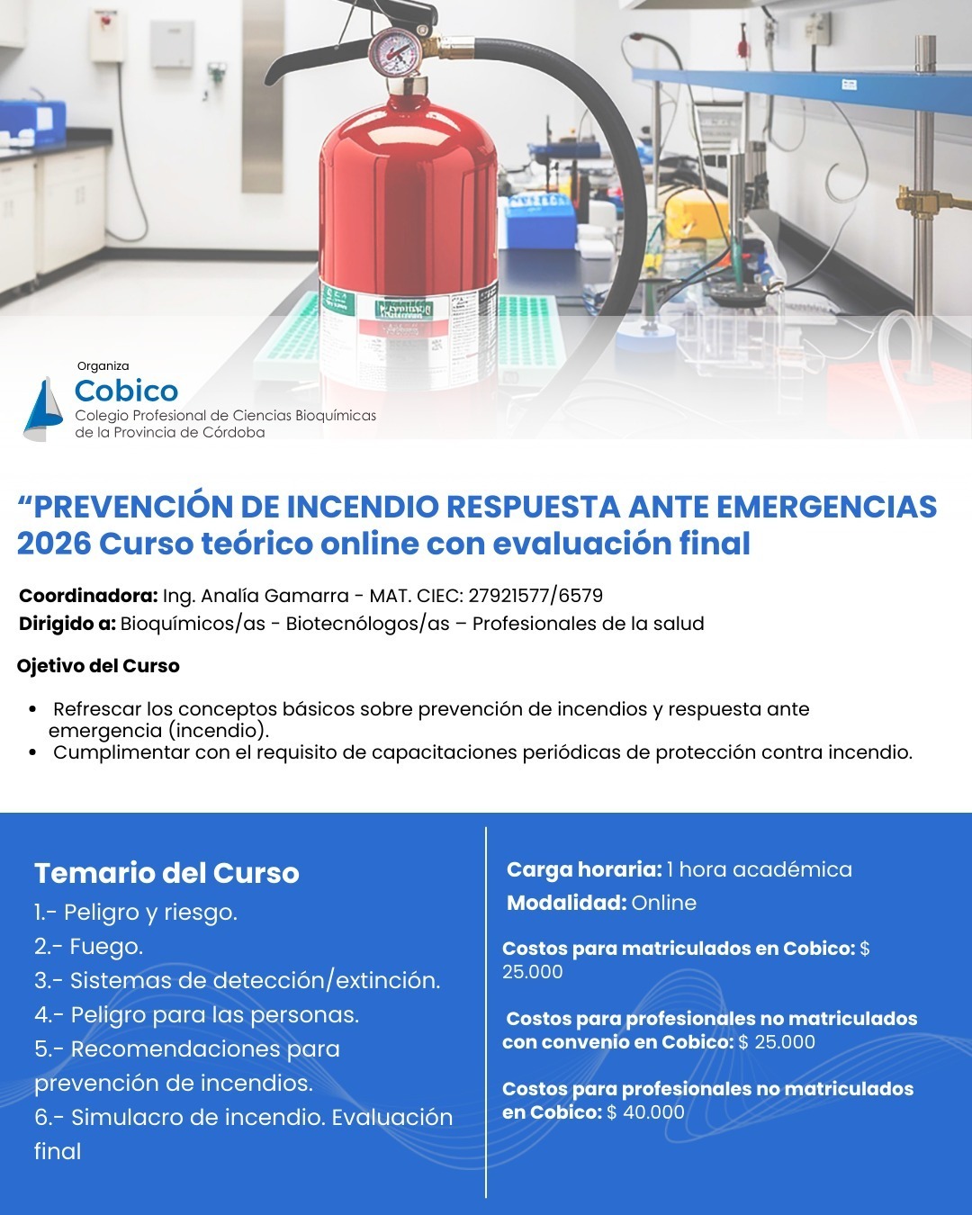 PREVENCIÓN DE INCENDIO RESPUESTA ANTE EMERGENCIAS 2026